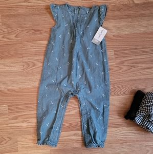 NWT Denim Jumpsuit